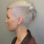 short blond haircut